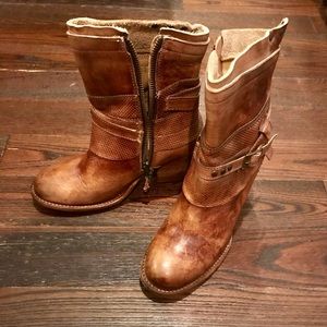 Brand new Bed Stu tan short boots